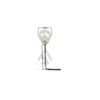White 3mm Pearl Ball Nose Stud L Bend – 22GA
