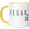 JUNIWORDS Tasse, Vegan, Wähle Farbe, Gelb