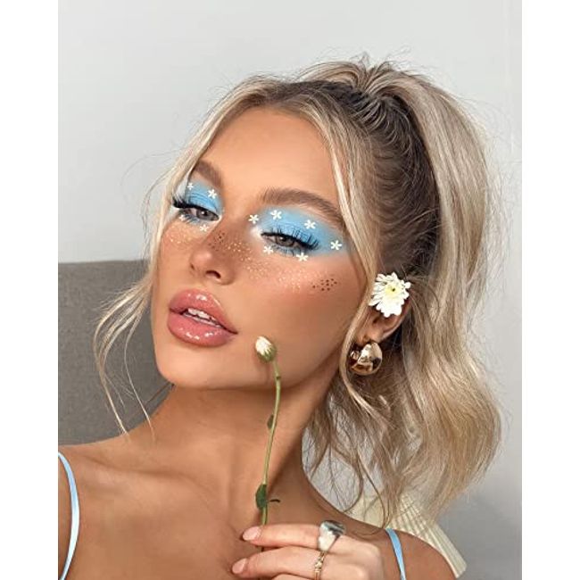 gold face jewels stick on glitter eyeshadow face gems makeup rave  accessories Rhinestones self adhesive face tattoo body gems Festival  headpiece Eyes