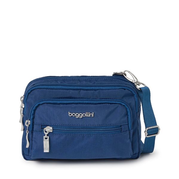 Baggallini Triple Zip Bagg, Pacific, One Size