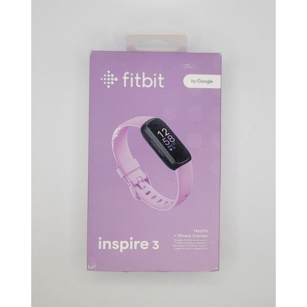 Fitbit Inspire 3 Heart Rate Monitor Health & Fitness Tracker | Lilac Bliss