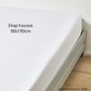 Duquennoy & Lepers - Fitted Sheet 30 cm - Percale 80 Thread Count - 90 x 190 cm, White