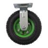 8 inch Heavy Duty Industrial Rubber Caster Wheels,4 Pack Rubber Inflatable