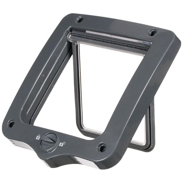 Trixie 2-Way Cat Flap, Grey, 390 g