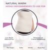 Unisex Wool Warming Support Abdominal Binder, Natural Therapeutic Warmth w/ 80% Wool, Small
