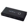 Cablecc KVM USB Switch Selector 2 Port PCs Sharing 4 Devices for Keyboard Mouse Scanner Printer (USB 3.0)