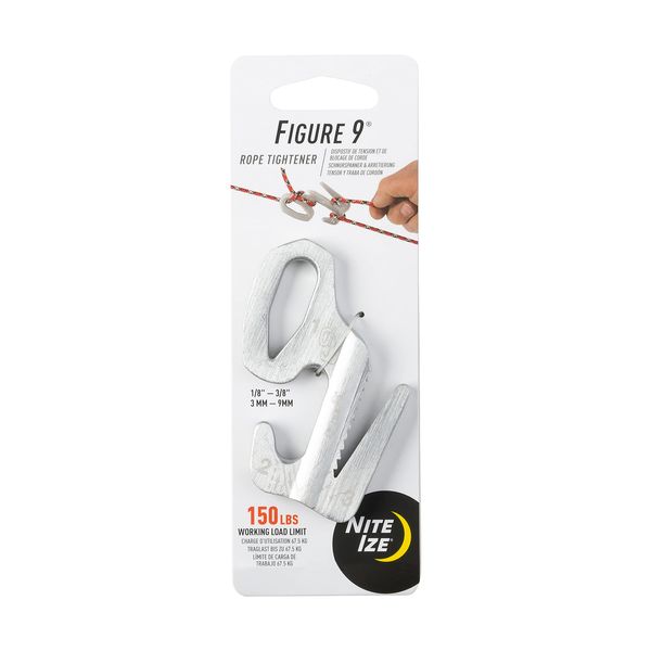 Nite Ize F9L-02-01 Figure 9, Silver, L
