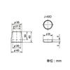 Yazaki Kako Φ28 Erector Rubber Cap Outer B Set EF-1202B S