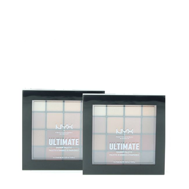 NYX Professional Makeup Ultimate Shadow Palette Warm Neutrals 0.32oz 2PACK