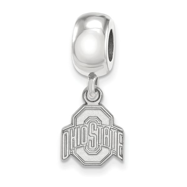 LogoArt Logo Art Sterling Silver Ohio State Buckeyes XS Dangle Bead Charm