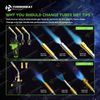 Propane Torch Head 3xNozzle Auto Trigger Start MAPP MAP Gas Blow Torch Soldering