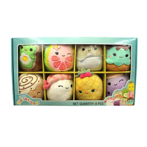 Kellytoy Food Squishmallows 8 Pack Set