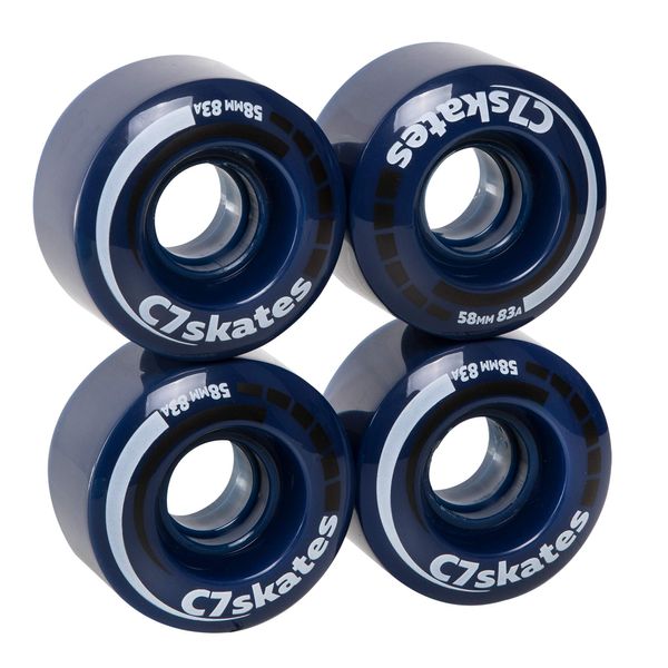 C SEVEN C7skates Premium Roller Skate Wheels (Blossom)