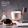 Mini Trash Can with Lid,Small Desk Trash Can,Countertop Mini Garbage Cans,Tiny Waste Basket