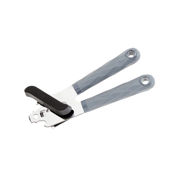 Wiltshire Diamond Handle Can Opener, Tin Opener, Dimensions, 20x5x3cm, Colour, Black, Grey