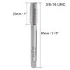 uxcell Machine Tap, 3/8-16 UNC 2B Class High Speed Steel Screw Thread Threading Milling Taps Tapping Tool