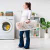 IRIS USA 3 Pack Comfort Carry Laundry Basket, White