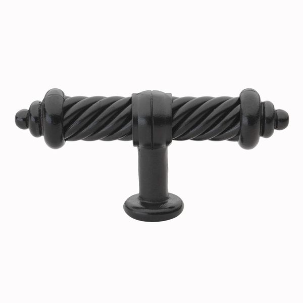 GlideRite Hardware - 3131-MB - Twisted Steel Drawer Pull Knob, 3.5", Matte Black (25)