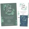10 Personalised Wedding Evening Invitations Invites Botanical Floral Bespoke