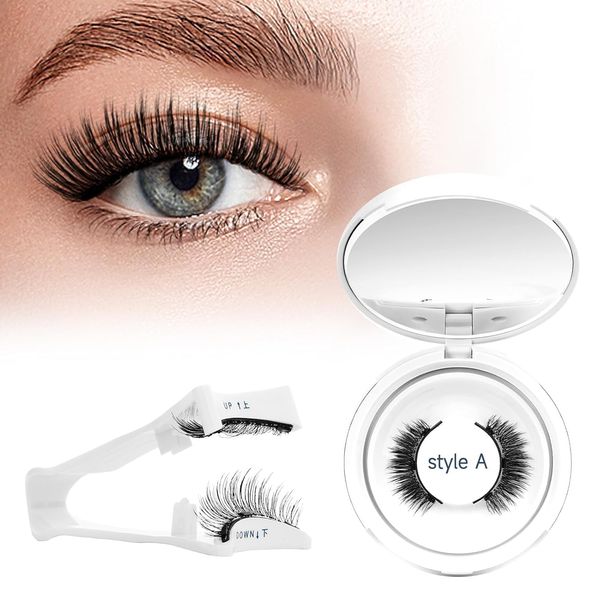 Higu clace Magnetische Wimpern,Magnet Wimpern Ohne Eyeliner,Magnetische Wimpern mit Applikator,Wimpern Magnetisch Natürlicher Look,Kein Kleber erforderlich Wimpern Magnetic(SET-A)