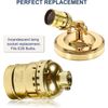 HQRP Medium Base Lamp Holder E26 Bulb 660W 250V Keyless 1/8 IP Threads UL Listed