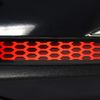 DS013 Decorative Wing Mirror Sticker Digital Print Honeycomb Neon Red