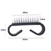 Nail Brush,20 Pieces Black Handle Nail Cleaning Brushes Fingernail Brushes Hand Wash Brush for Toes and Nails Cleaning