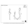From The Anvil Pewter Curtain Tie Back (pair)