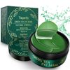 Under Eye Masks, Collagen Eye Mask, Green Tea Eye Patches for Puffy Eyes 60 pcs, Under Eye Patches for Dark Circles and Puffiness, Hydrating Eye Mask Skincare, Eye Gel Pads for Eye Bags and Wrinkles Treatment (green)