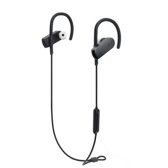 Audio-Technica ATH-SPORT70BTBK SonicSport Wireless In-ear Headphones (Black)