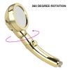 RV Shower Head 3 Modes On Off Switch Camper Water Saving & High Pressure Gold
