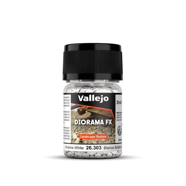 Vallejo AV Diorama FX 35ml - Landscape Textures Alkaline White 2-5mm