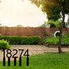 Free Standing Individual Lawn Stake House Numbers