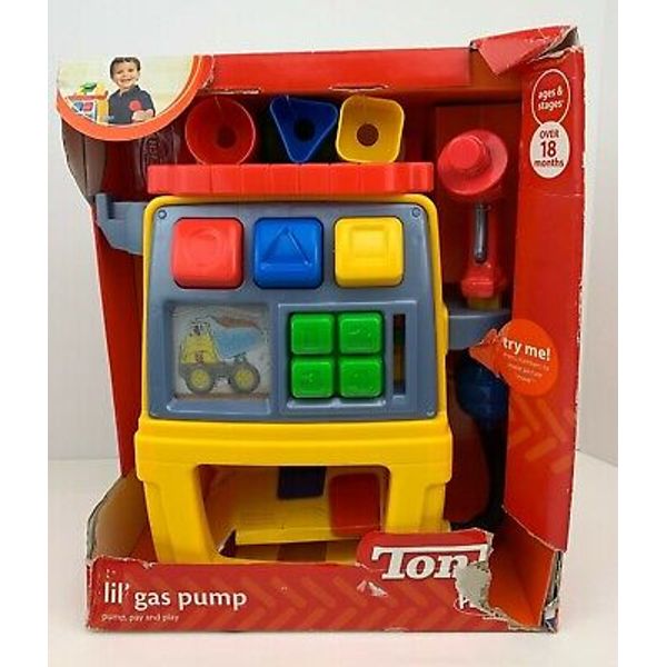 Tonka Playskool Lil Gas Pump Pretend Play Activity Toy New in Damaged Box