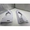 QTY 9 Drawer Mounting Bracket Replacement, White Steel