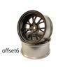 SSR Professor MS3 WHEEL Offset 6 (Deep Rim) Matte Gun Meta (2pcs)