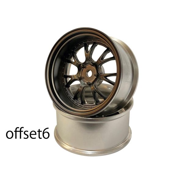 SSR Professor MS3 WHEEL Offset 6 (Deep Rim) Matte Gun Meta (2pcs)