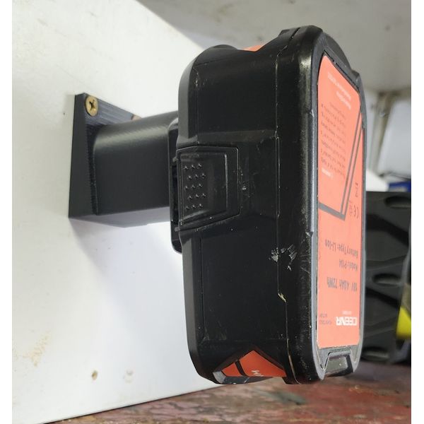 RYOBI BATTERY HOLDER/Wall MOUNT FOR 18V Battery