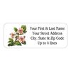 150 Beautiful Apple Blossom flowers Mailing Return Address Labels Personalized