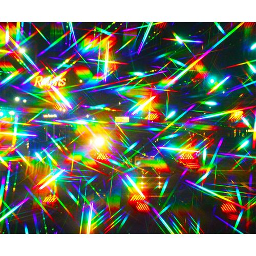 Rainbow Symphony Fireworks Glasses - American Flag # 1 Design, Package of 50