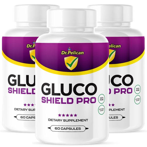 Gluco Shield Pro- Blood Support- 3 Bottles- 180 Capsules