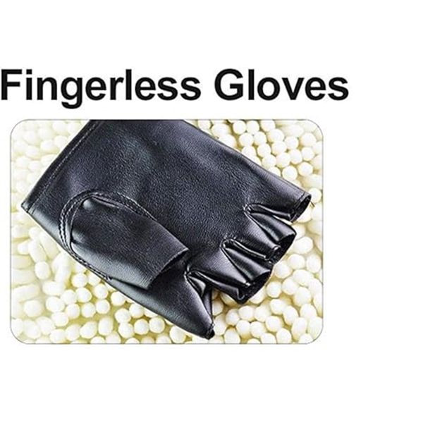 Studded Fingerless Gloves Dance Performance Gloves Costume