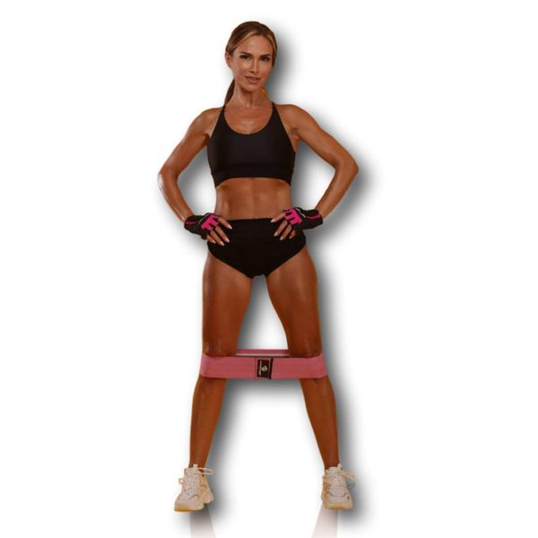 Gripad Fabric Booty Bands: Fabric Resistance Bands for Legs and Butt: 3 Pack Set. Perfect Workout Hip Band Resistance. Carry Case Included