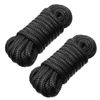 Bitray 3/8" x 15ft Braided Polypropylene Line Rope,Braided Heaving Line Rope 2Pcs