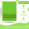 12 Pieces Korean Body Scrub Exfoliating Cloth Italy Towel Korean Style Exfoliating Mitt Korean Style Scrubbing Cloth Bath Body Exfoliating Scrub Towel(Yellow, Green, Blue, Pink, Large)