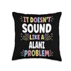 ALANI Personalized Women's Gift Custom ALANI Throw Pillow