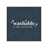 Linon Washable Merit Polyester 3'x5' Rug in Ivory