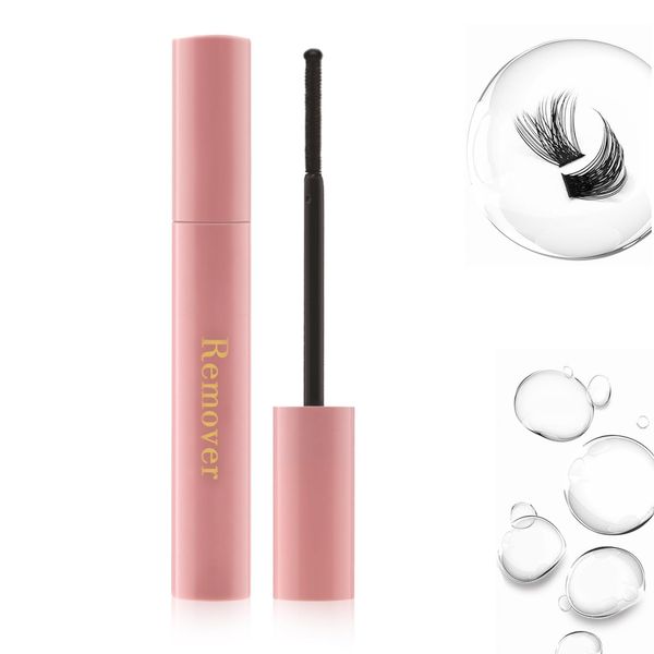 Cluster Lash Glue Remover Eyelash Extension Remover Individual Lashes Lash Bond Remover DIY Cluster Eyelash Extension Remover at Home Fast removal Mild Formula No-Residue Deep-Cleaning