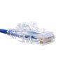 Micro Connectors 100 Feet Ultra Slim Cat6 Patch (28AWG) Cable Blue (E08-100BL-SLIM)