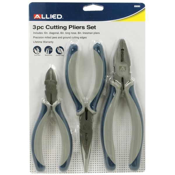 3 PC. CUTTING PLIERS SET